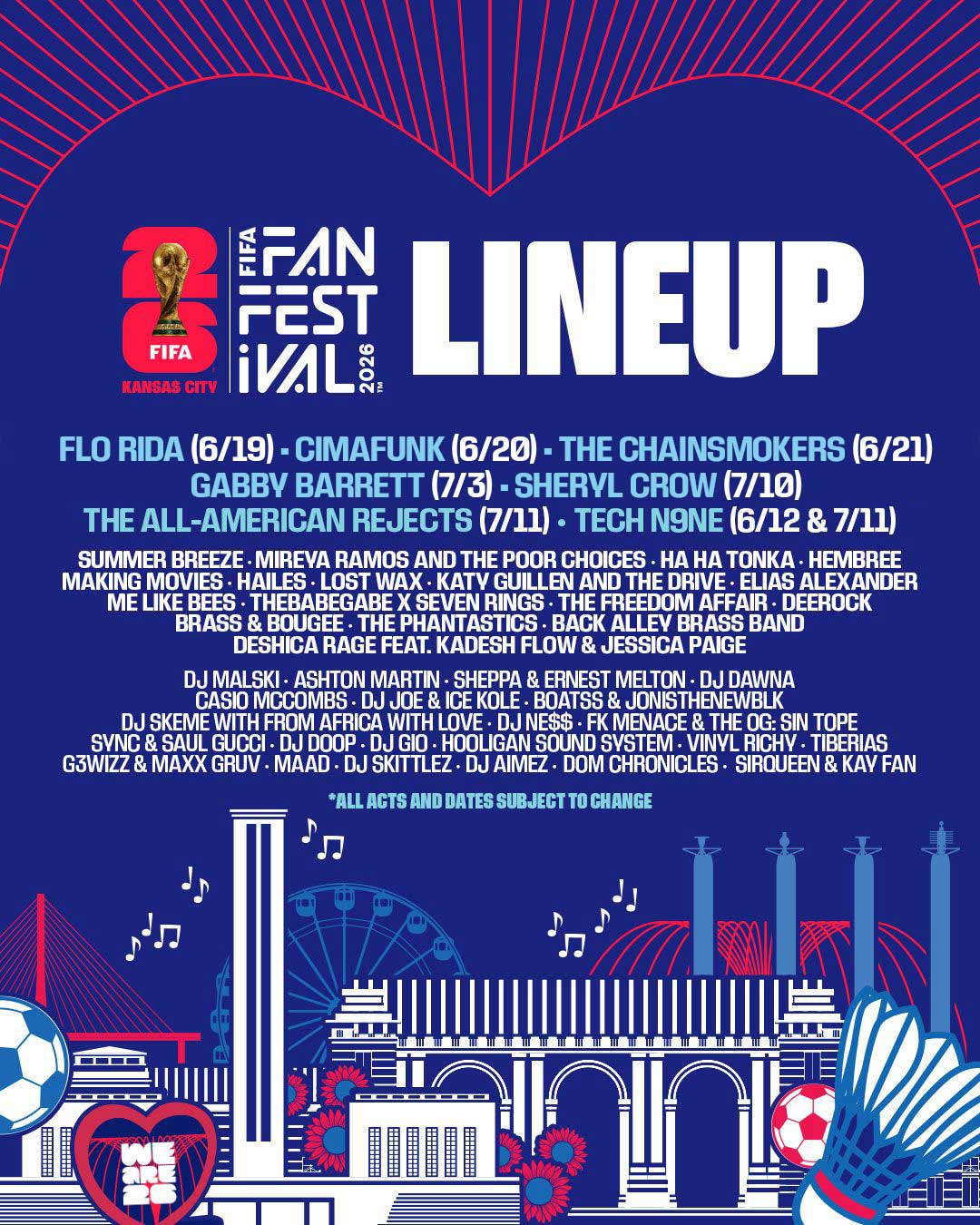 FFF-Lineup-613-web Cartel del FIFA Fan Festival™