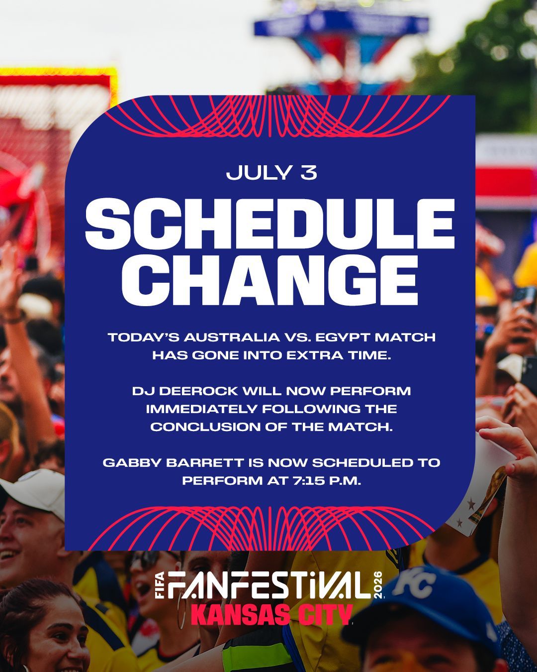 Schedule Change