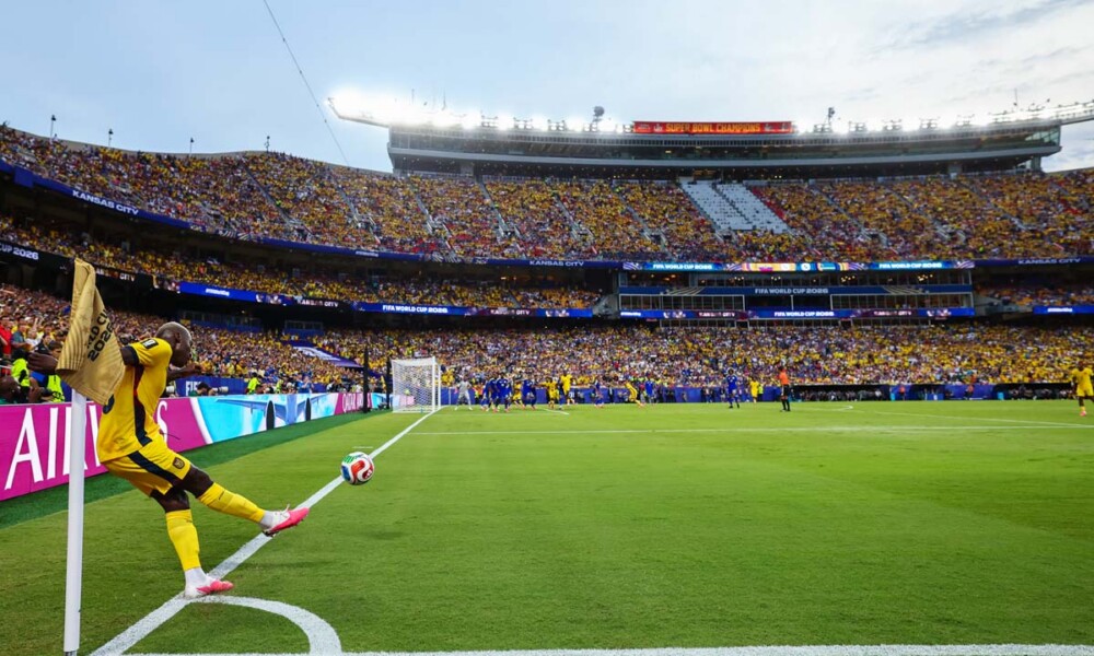 Group Stage game between Ecuador and Curaçao during the FIFA World Cup at Kansas City Stadium in Kansas City, MO on Saturday, June 20, 2026. Photo by Steve Sanders