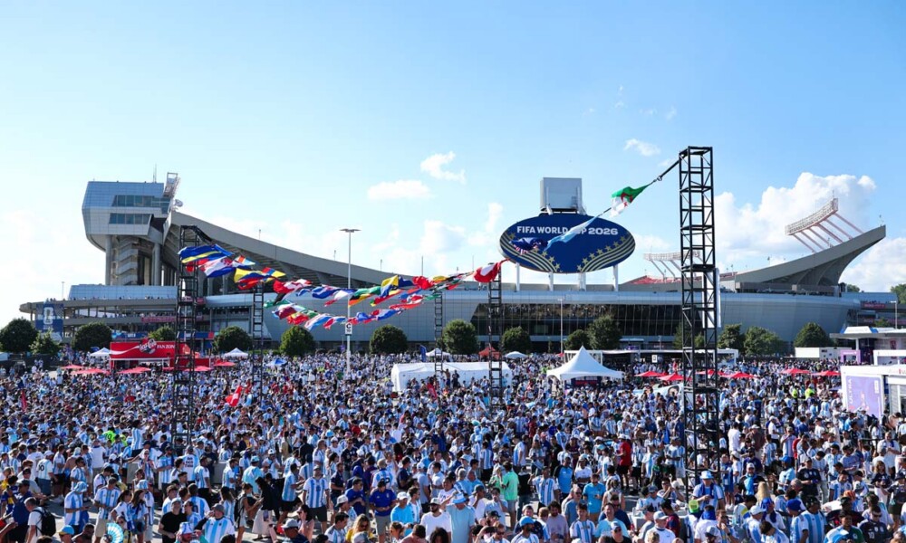 Quarterfinal game between Argentina and Switzerlands during the FIFA World Cup at Kansas City Stadium in Kansas City, MO on Saturday, July 11, 2026. Photo by Steve Sanders
