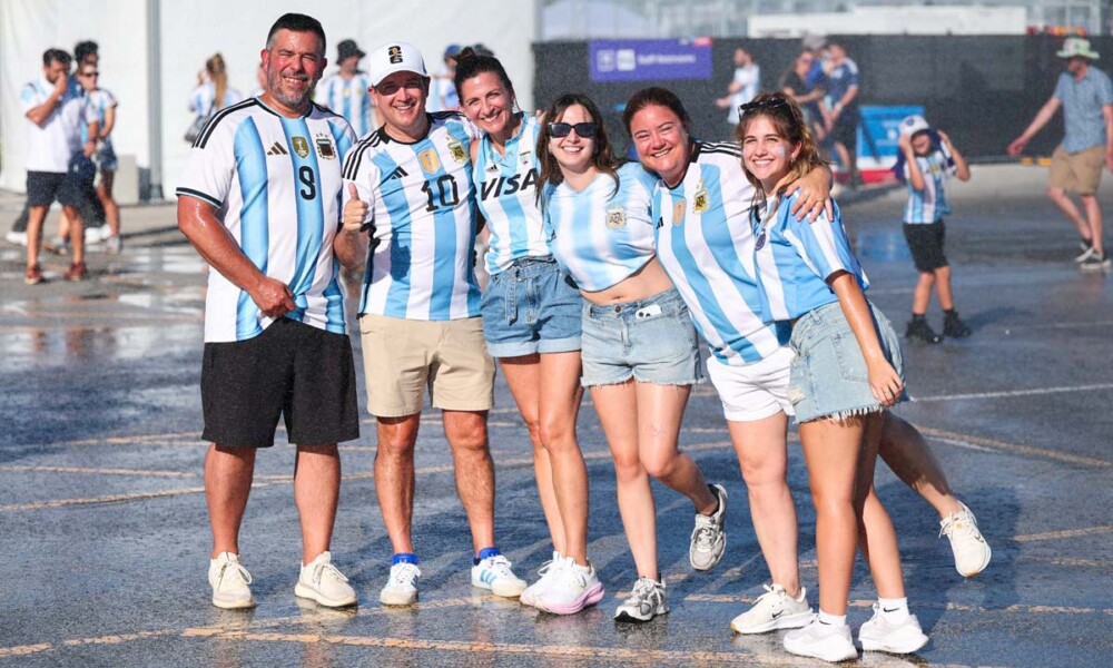 Quarterfinal game between Argentina and Switzerlands during the FIFA World Cup at Kansas City Stadium in Kansas City, MO on Saturday, July 11, 2026. Photo by Steve Sanders