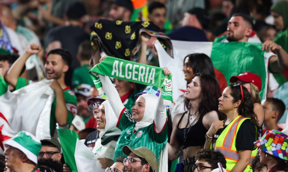 Algeria vs Austria during the Group Stage match at Kansas City Stadium in Kansas City, MO on Saturday, June 27, 2026. Photo by Lauren Stefl