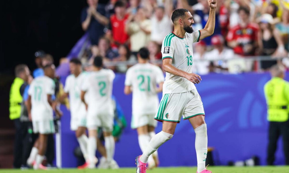 Algeria vs Austria during the Group Stage match at Kansas City Stadium in Kansas City, MO on Saturday, June 27, 2026. Photo by Lauren Stefl