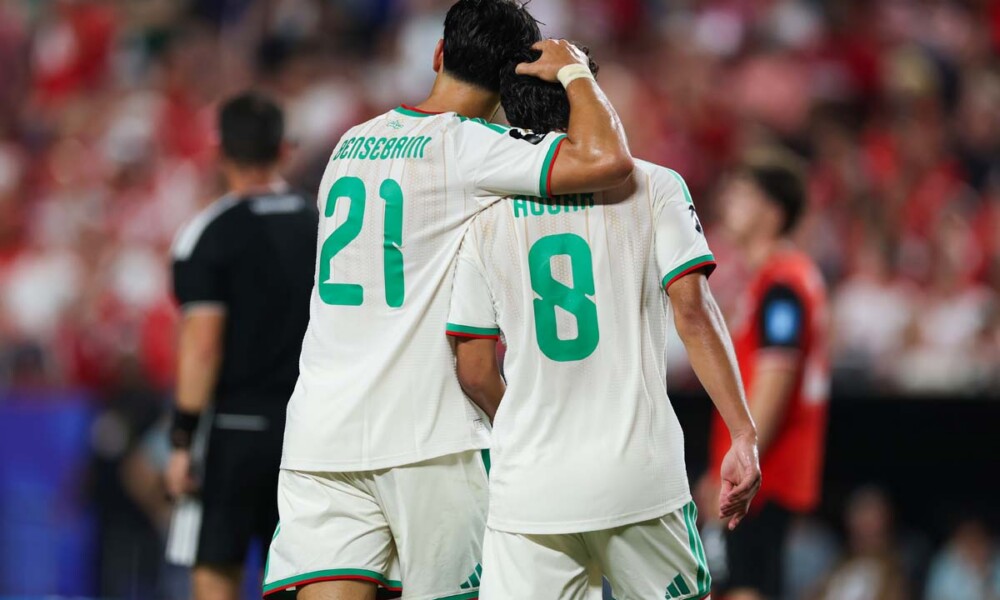 Algeria vs Austria during the Group Stage match at Kansas City Stadium in Kansas City, MO on Saturday, June 27, 2026. Photo by Lauren Stefl