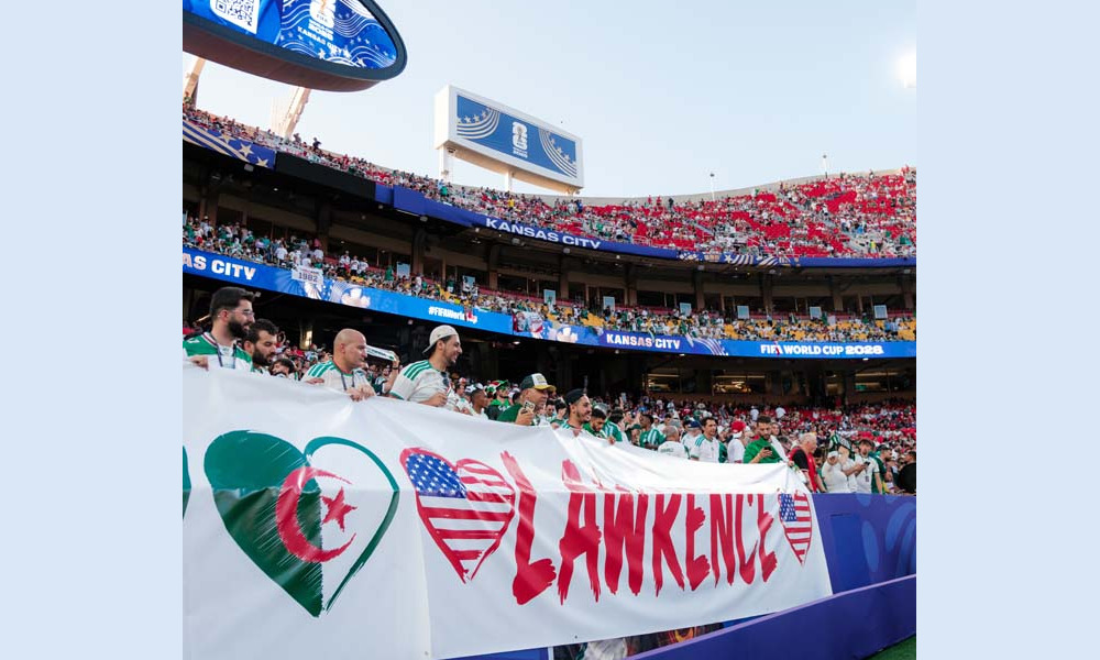 Algeria vs Austria during the Group Stage match at Kansas City Stadium in Kansas City, MO on Saturday, June 27, 2026. Photo by Lauren Stefl