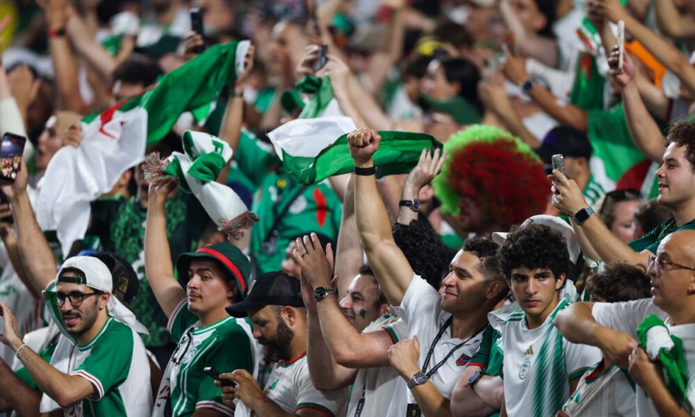 Algeria vs Austria during the Group Stage match at Kansas City Stadium in Kansas City, MO on Saturday, June 27, 2026. Photo by Lauren Stefl