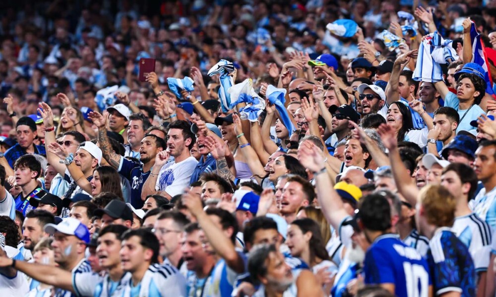 Quarterfinal game between Argentina and Switzerlands during the FIFA World Cup at Kansas City Stadium in Kansas City, MO on Saturday, July 11, 2026. Photo by Steve Sanders